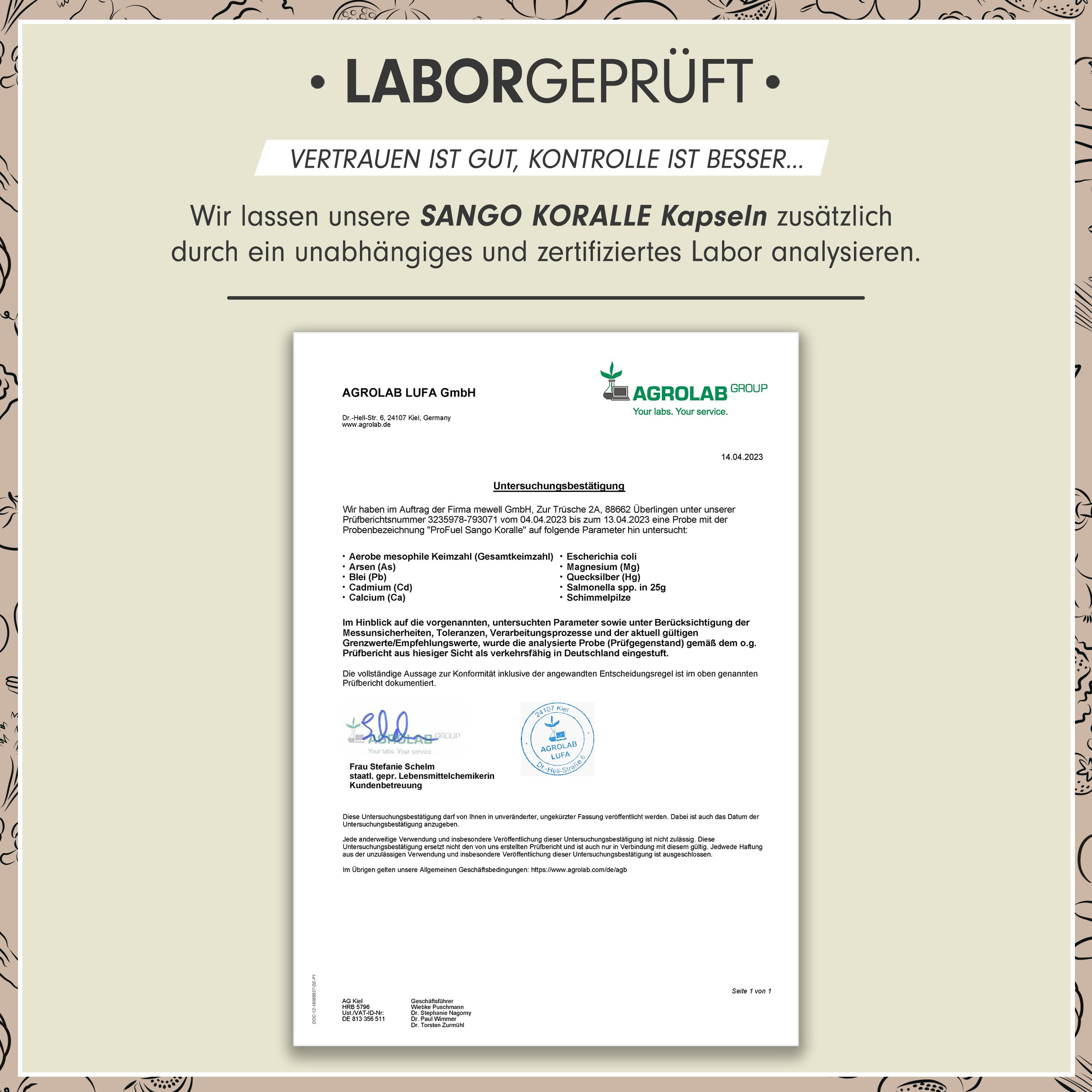 ProFuel - SANGO Meereskoralle-Kapseln