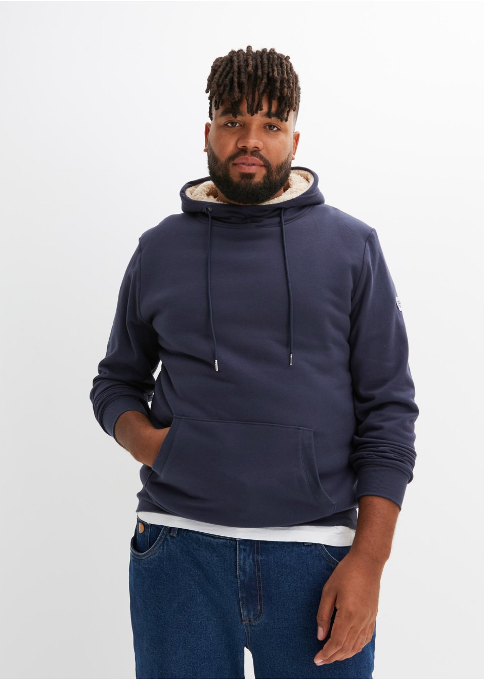 Sweat-shirt à capuche thermo avec doublure peluche