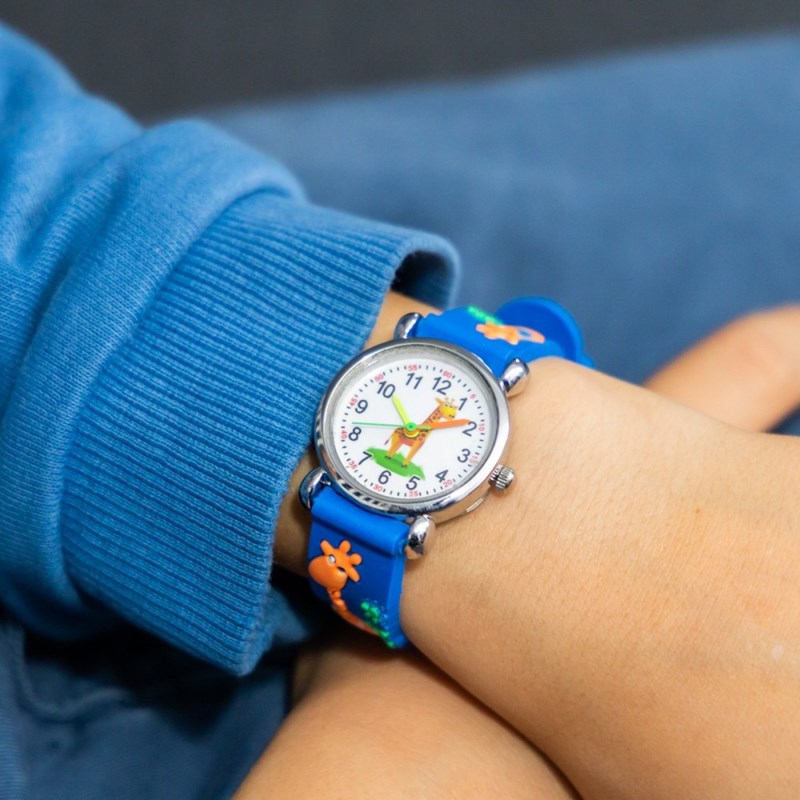 Montre Unisexe CHTIME bracelet Silicone Bleu
