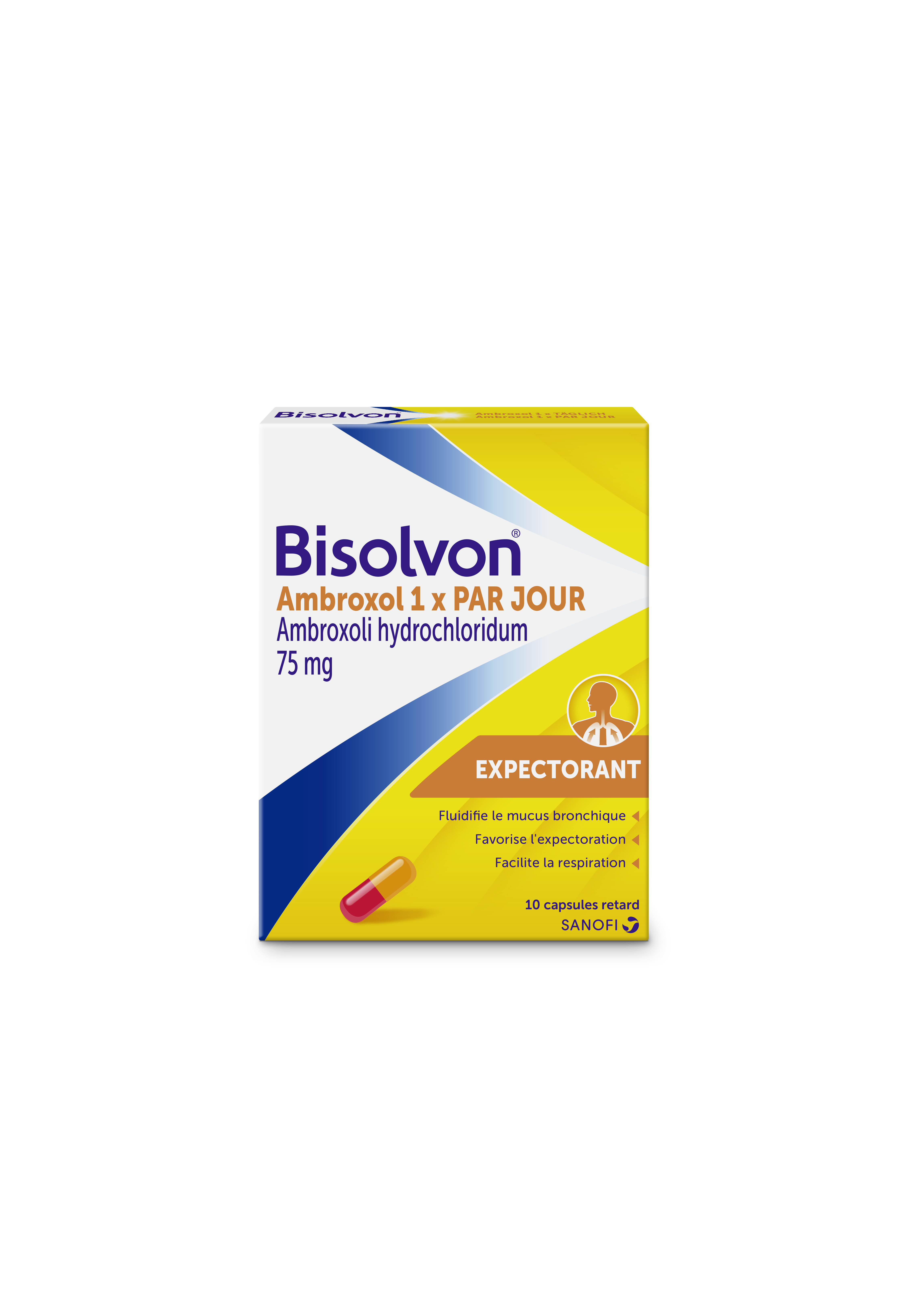 Bisolvon Ambroxol 1x TÄGLICH Ret Kaps 75 mg Blist 10 Stk