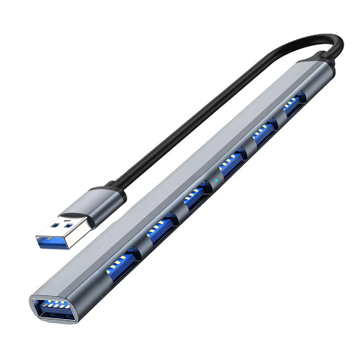 INF Hub USB 7 Ports SilverGrey
