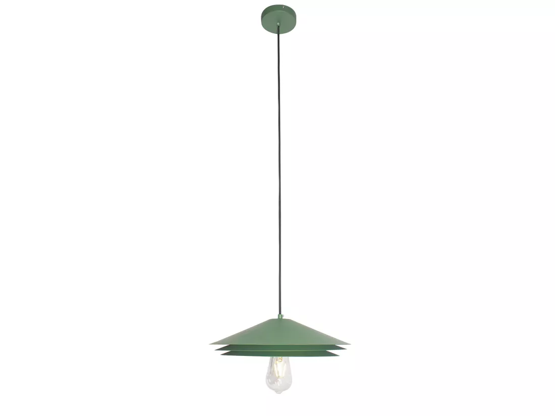Suspension en métal - D. 35 x H. 161 cm - Vert - KIRUNA