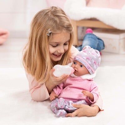 Bayer Design Reborn Baby Dukke med Tilbehør Regnbue 38 cm