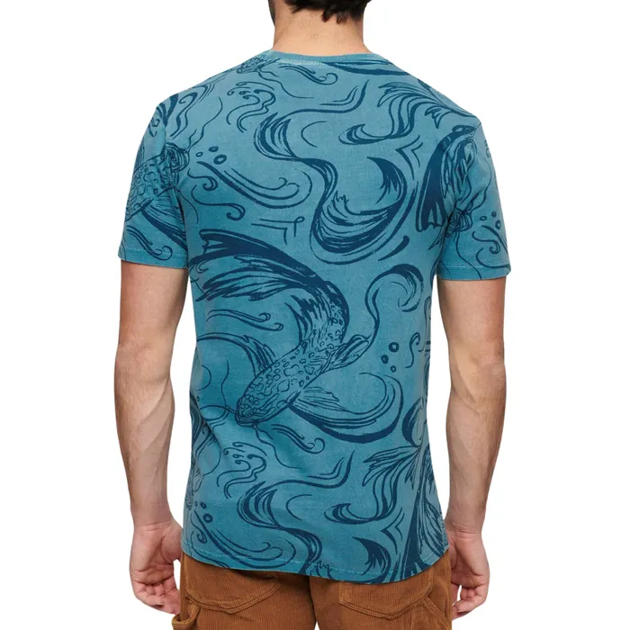 Superdry Vintage Overdye Printed Shirt Heren