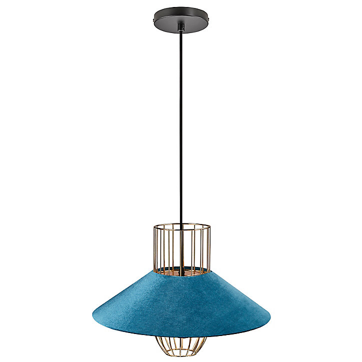 Suspension Diana E27 40W IP20 223,5 x 40 cm bleu surf