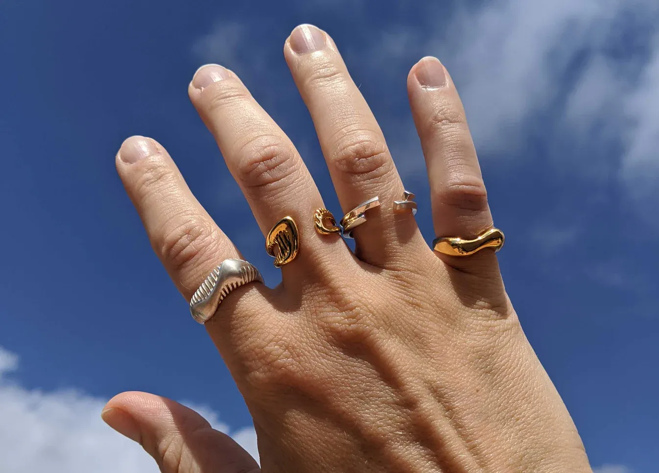 Bague ouverte Toutânkhamon Aerea Studio