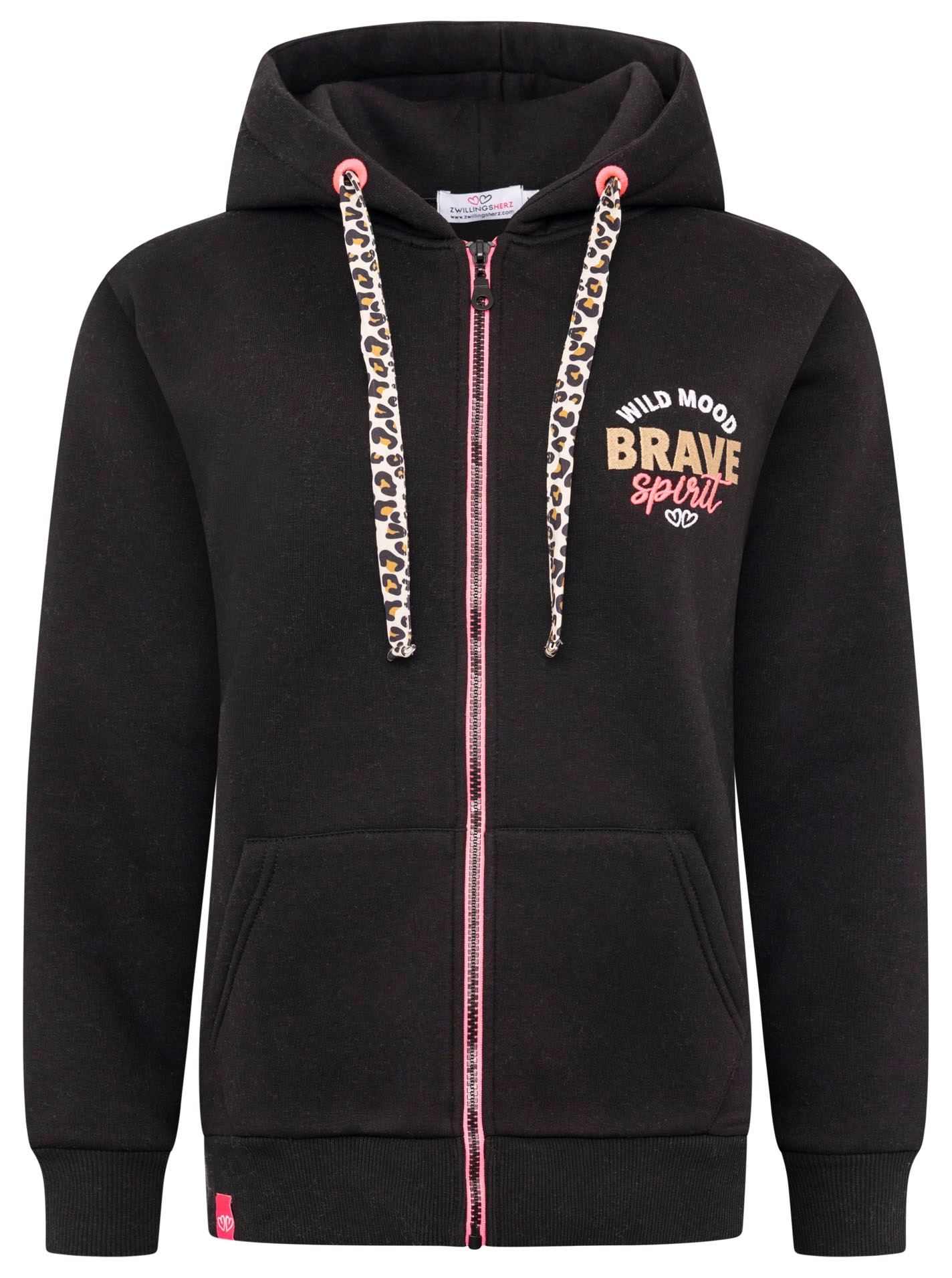 Zwillingsherz Kapuzensweatjacke »
