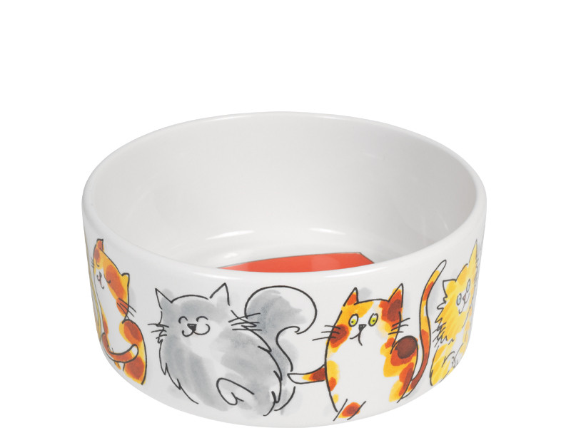 Voerbak 15.5cm Dier Cats
