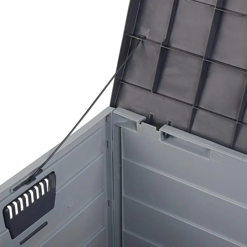 LOCARNO - Kussenbox - Grijs - 112 cm - Synthetisch materiaal