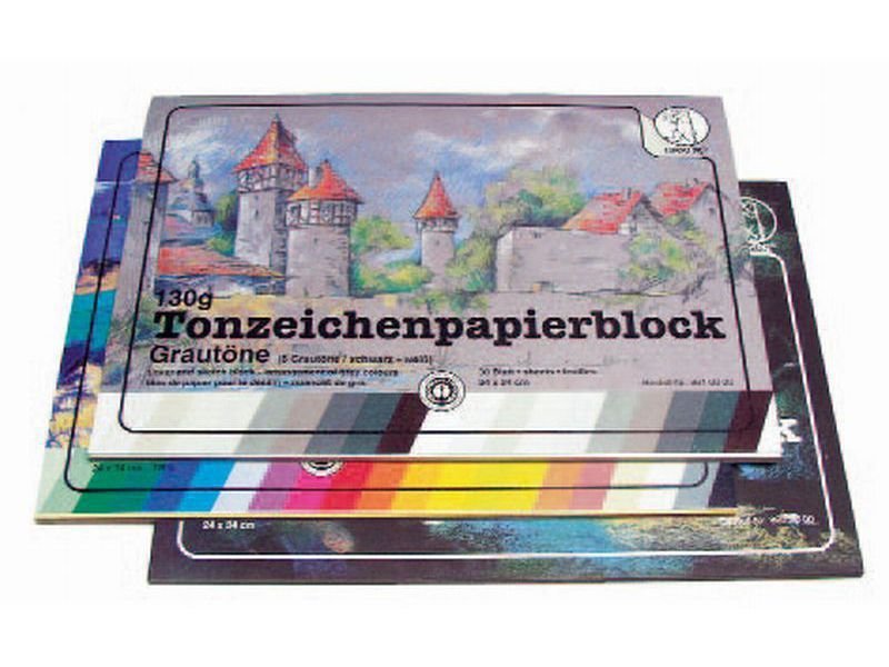 Tonzeichenpapier Block