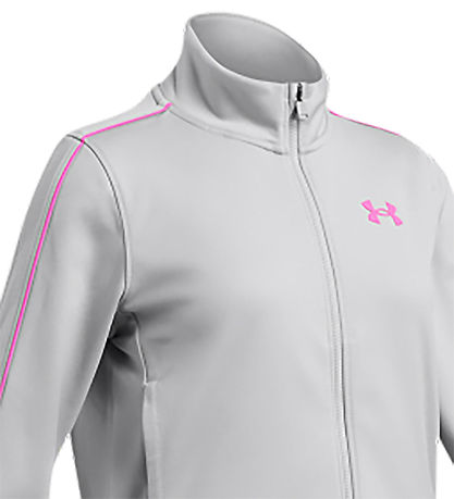 Under Armour Trainingsanzug - Kurz geschnitten - Grau/Pink