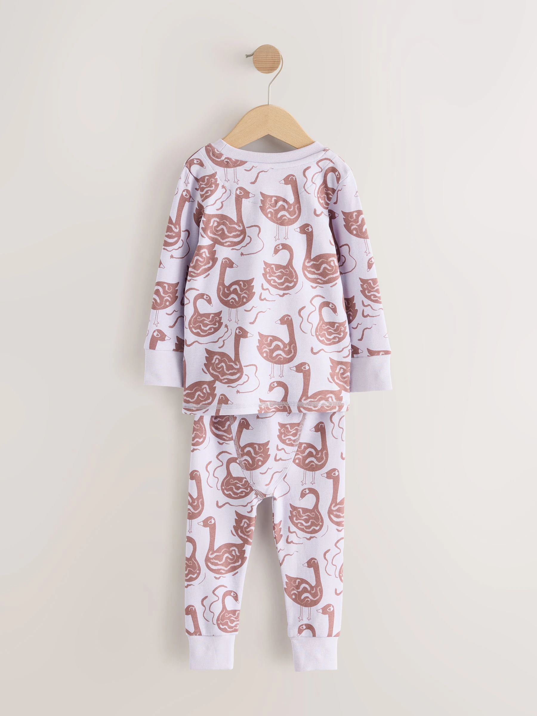 Paars/groen Stampy-personage - Set van 3 zachte pyjama's (9 mnd-12 jr)