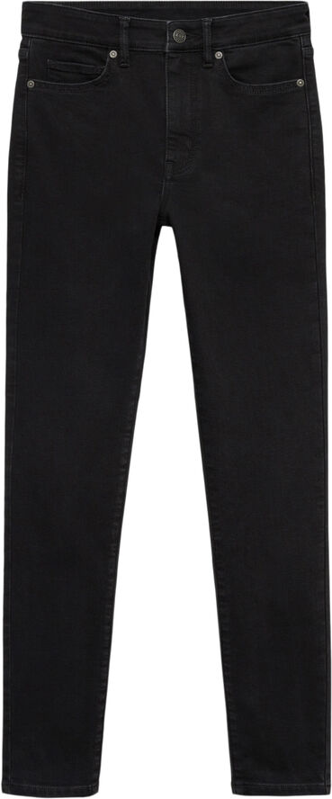 MANGO Carla skinny high-rise jeans Open grey