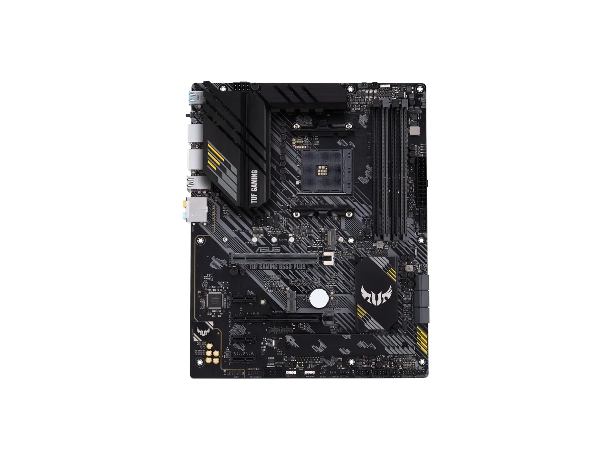 ASUS TUF GAMING B550-PLUS WIFI II - Bundkort - ATX - Socket AM4 - AMD B550 Chipset - USB-C Gen2, USB 3.2 Gen 1, USB 3.2 Gen 2 - 2.5 Gigabit LAN, Wi-Fi 6, Bluetooth - onboard grafik (CPU påkrævet) - HD Audio (8-kanaler)