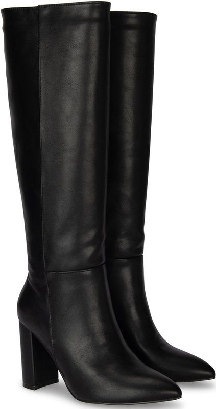 POSH by Poelman - LAUREN - Hoge Laars - Zwart - 9,5 cm Hakhoogte
