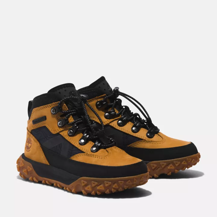 Baskets GreenStride Motion 6 avec TimberDry pour enfant en jaune