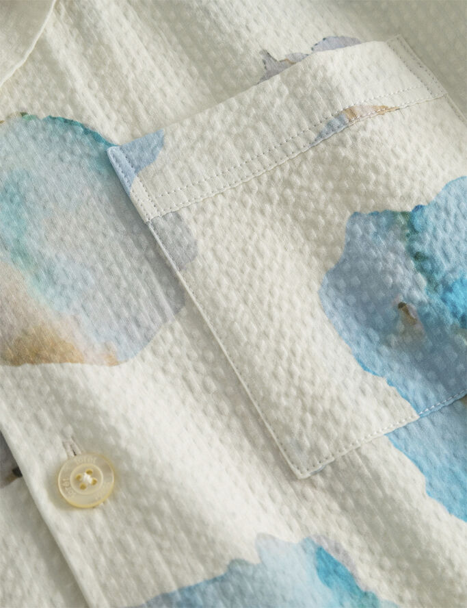 Forét HUSH SS SHIRT Cloud printed