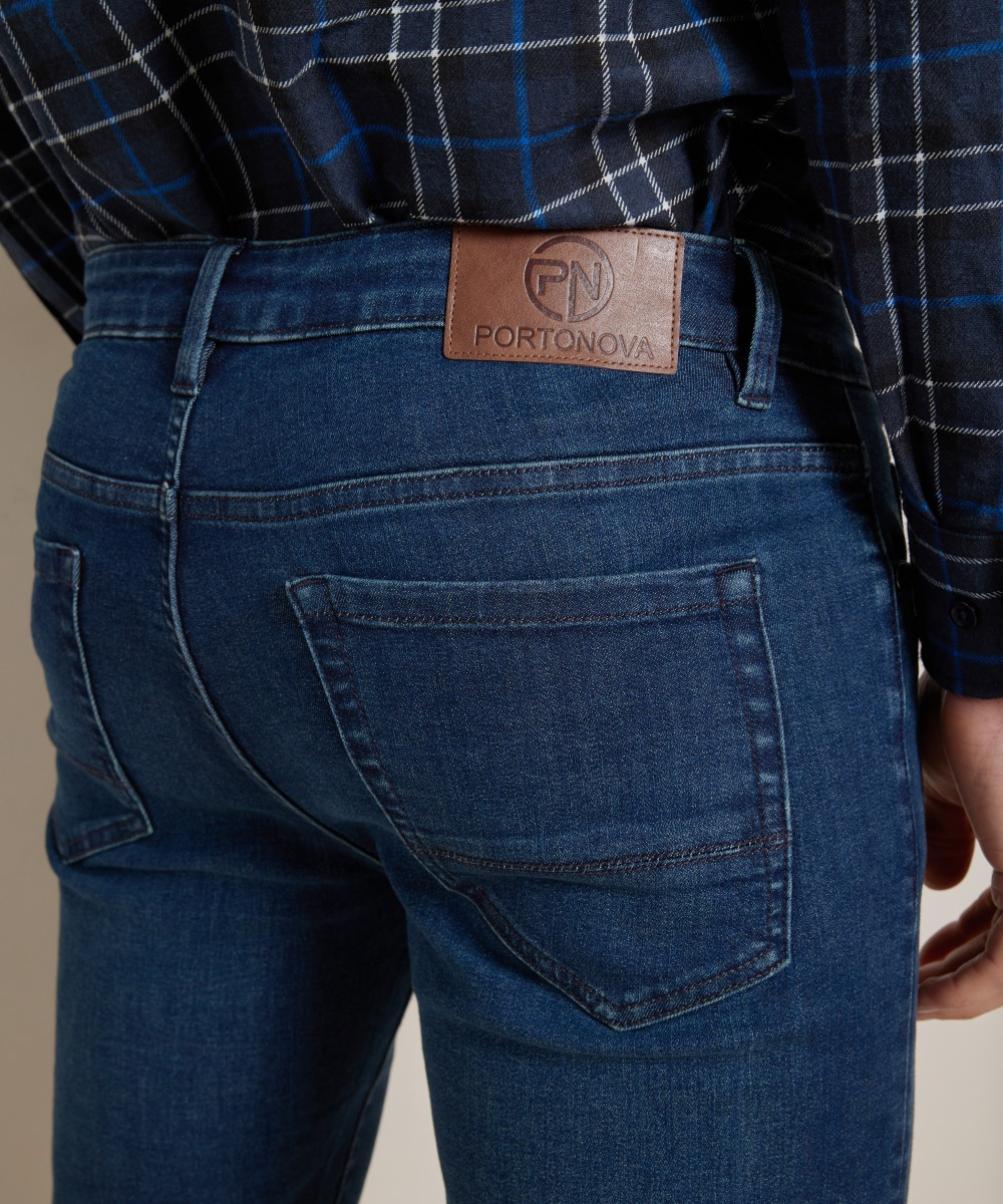basic slim fit stretch jeans