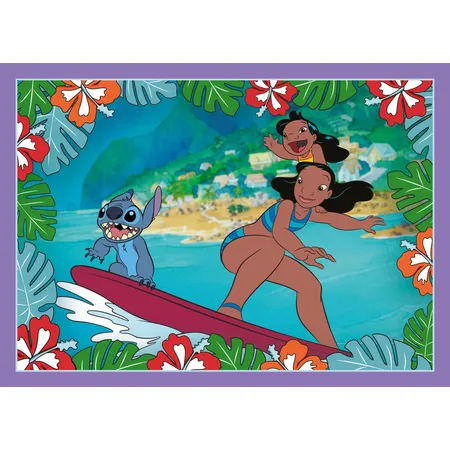 Trefl 4 in 1 Puzzle 35, 48, 54, 70 Teile –Lilo & Stich