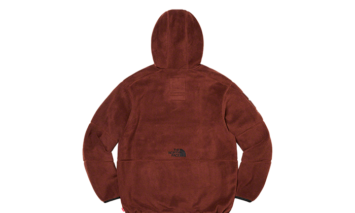 Supreme The North Face Steep Tech Fleece Pullover Brown