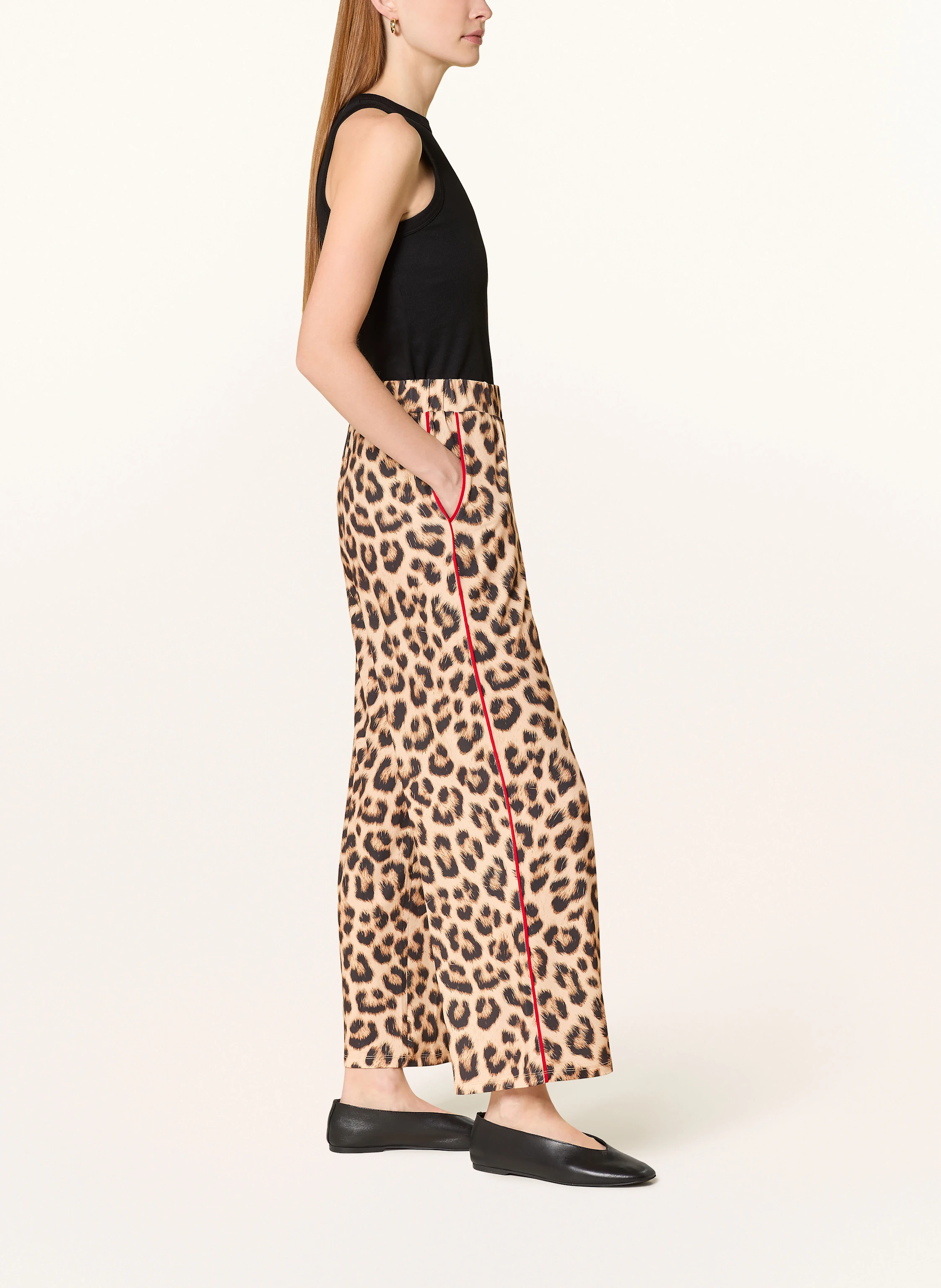 oui Marlenehose mit Galonstreifen