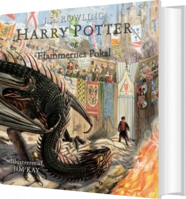 Harry Potter 4 - Illustreret Udgave - Og Flammernes Pokal - J. K. Rowling - Bog