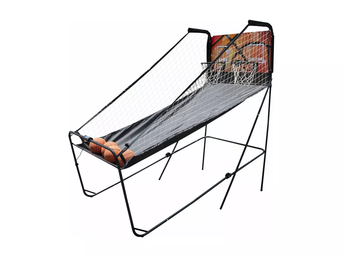 Jeu de basket-ball arcade pliante double panier - HAPPY GARDEN