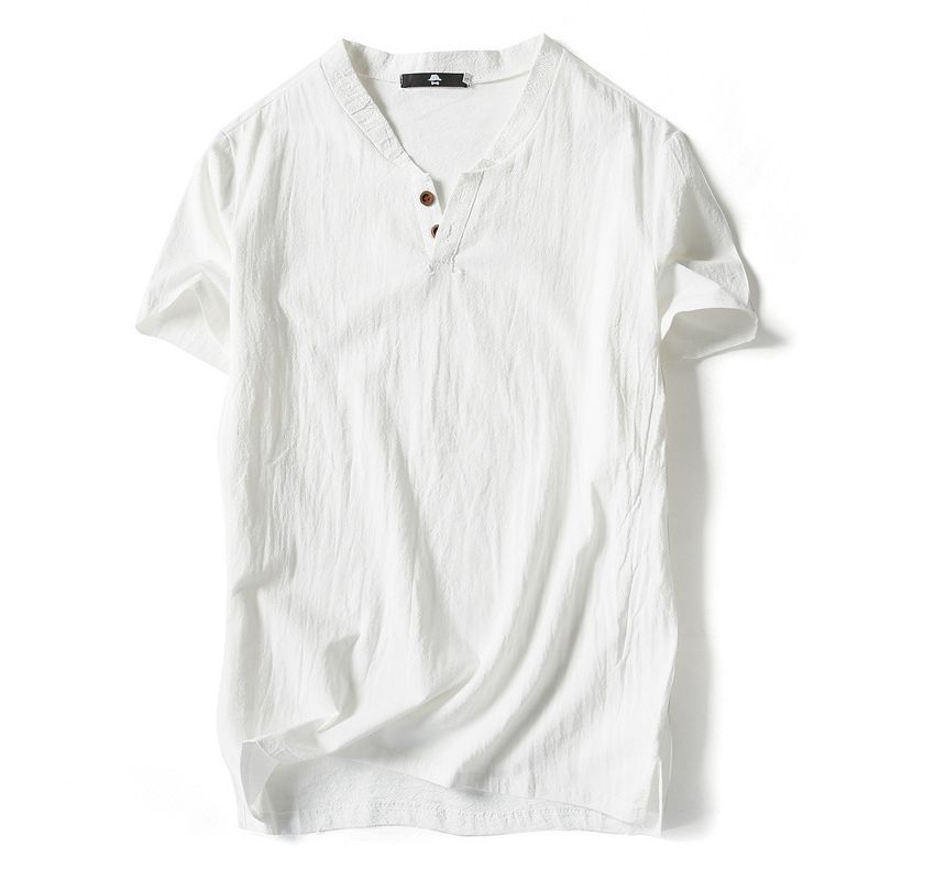 YIKES - T-shirt met korte mouwen en inkeping aan de hals