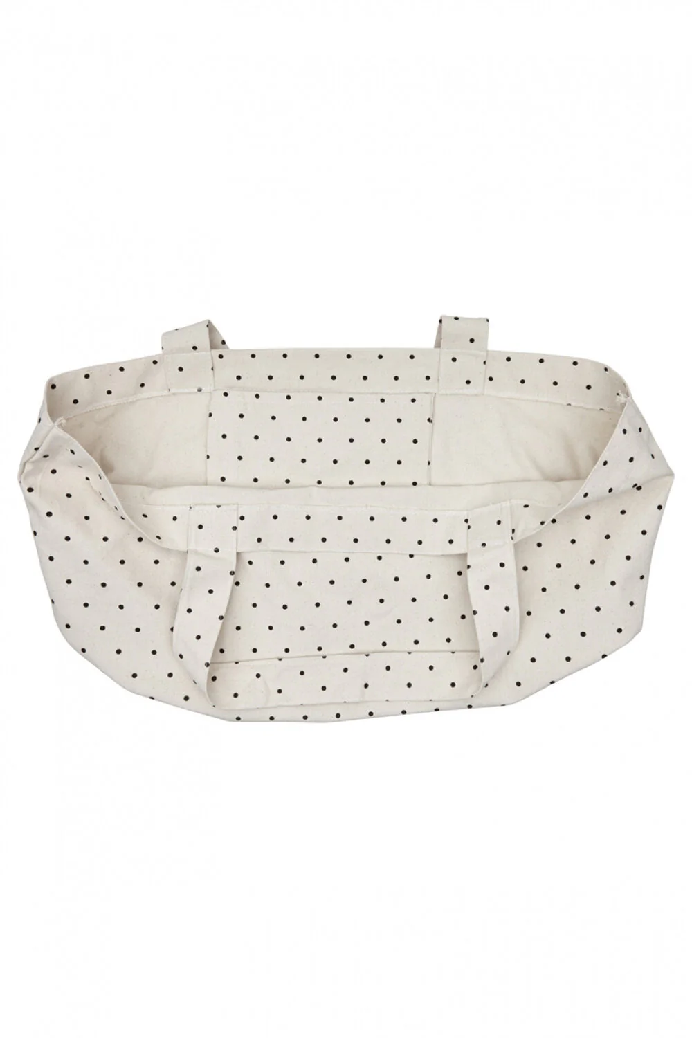 Moshi Moshi Mind  Big dot shopper - Ecru/black