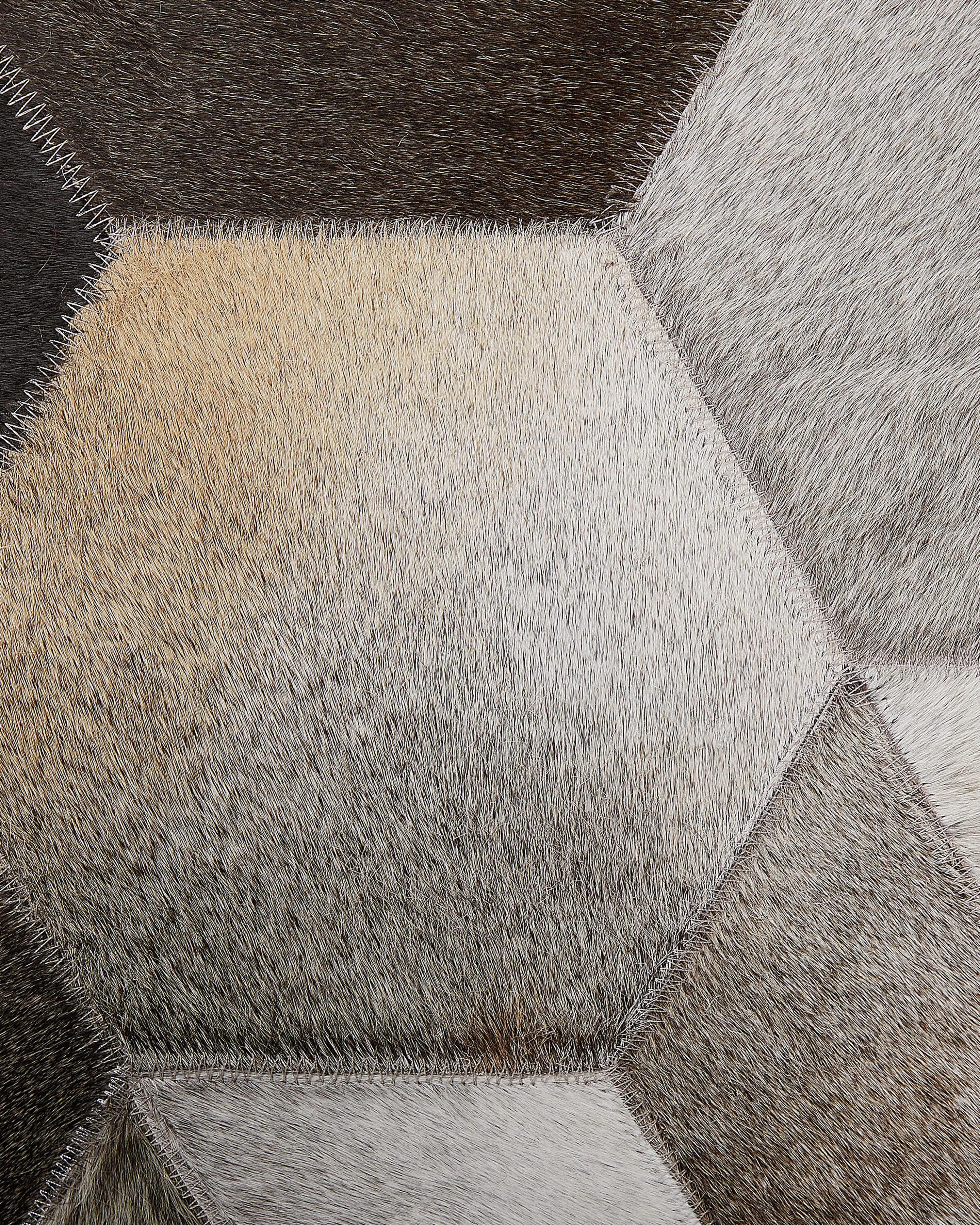 Vloerkleed SASON Beige 160 x 230 cm Leer