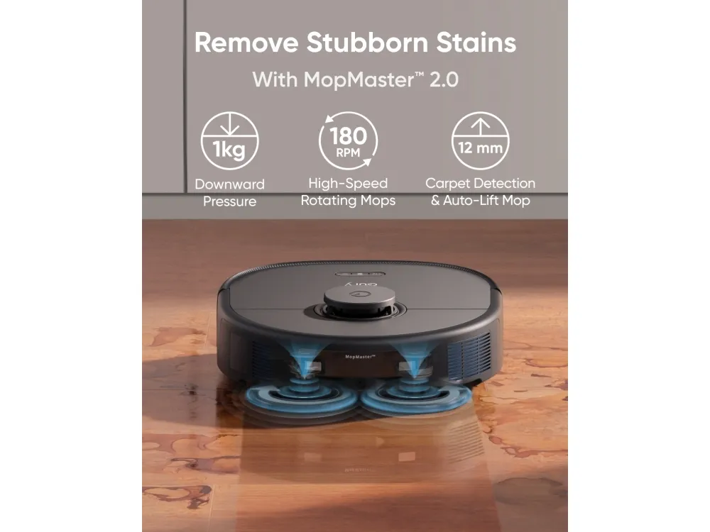 Eufy X10 Pro Omni, Sort, Rund, 2,5 L, 3 L, 113,5 mm, 327 mm