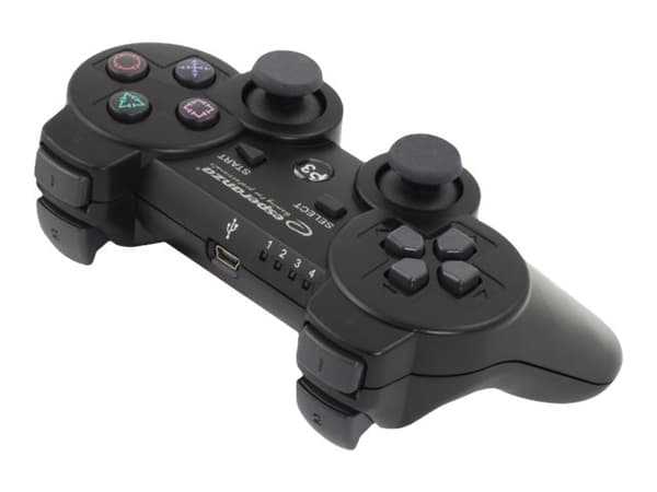Esperanza MARINE - Håndkonsoll - 12 knapper - trådløs - Bluetooth - svart - for Sony PlayStation 3