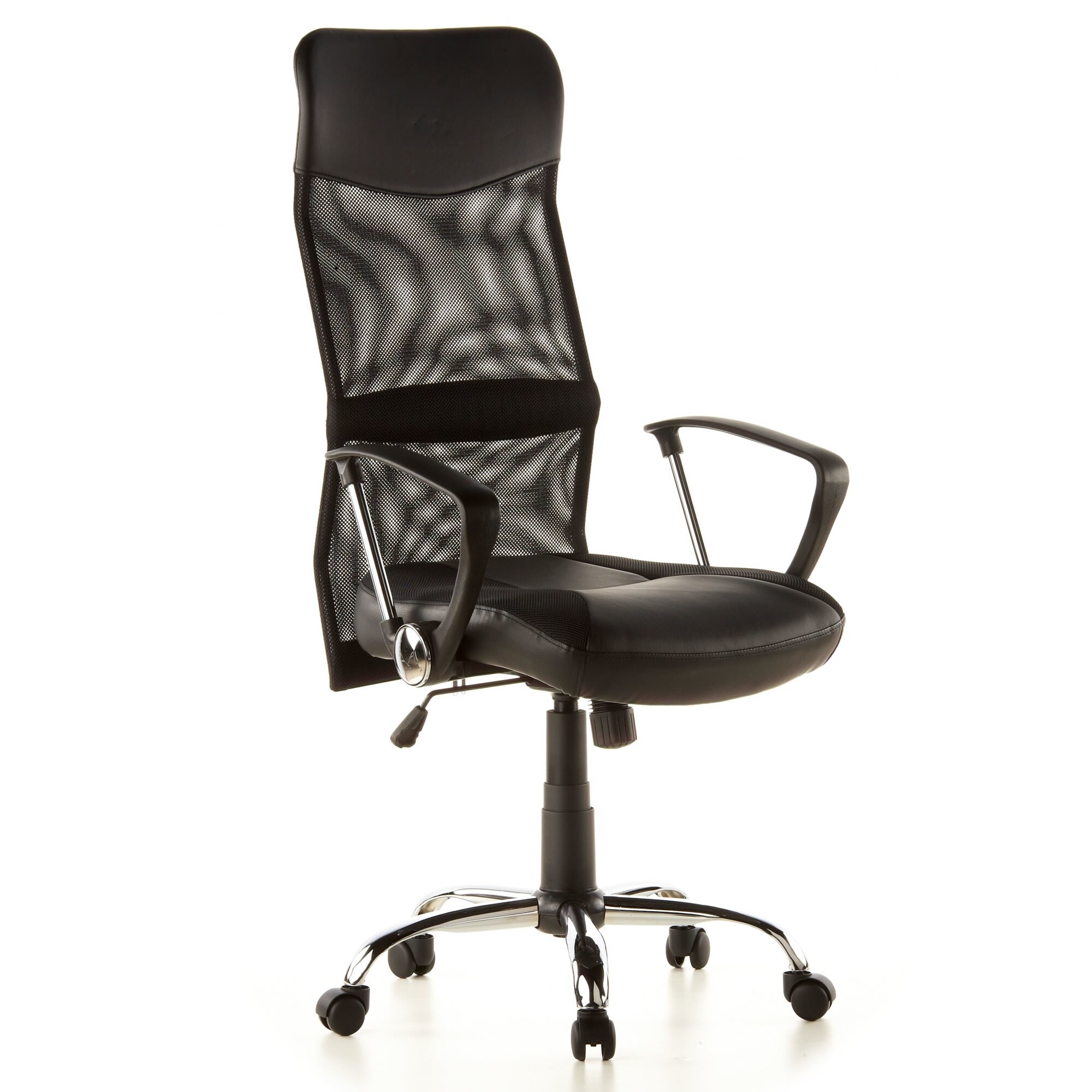 Home Office Chefsessel ARTON 20 Kunstleder/Netzstoff mit Armlehnen hjh OFFICE
