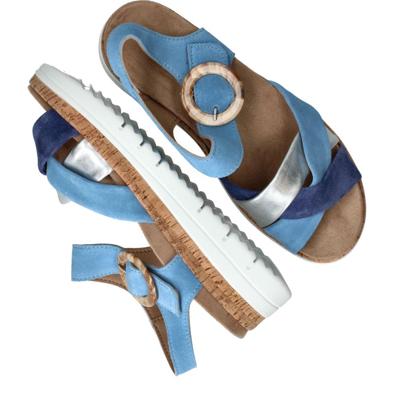 Sens Sandalen Blauw Dames