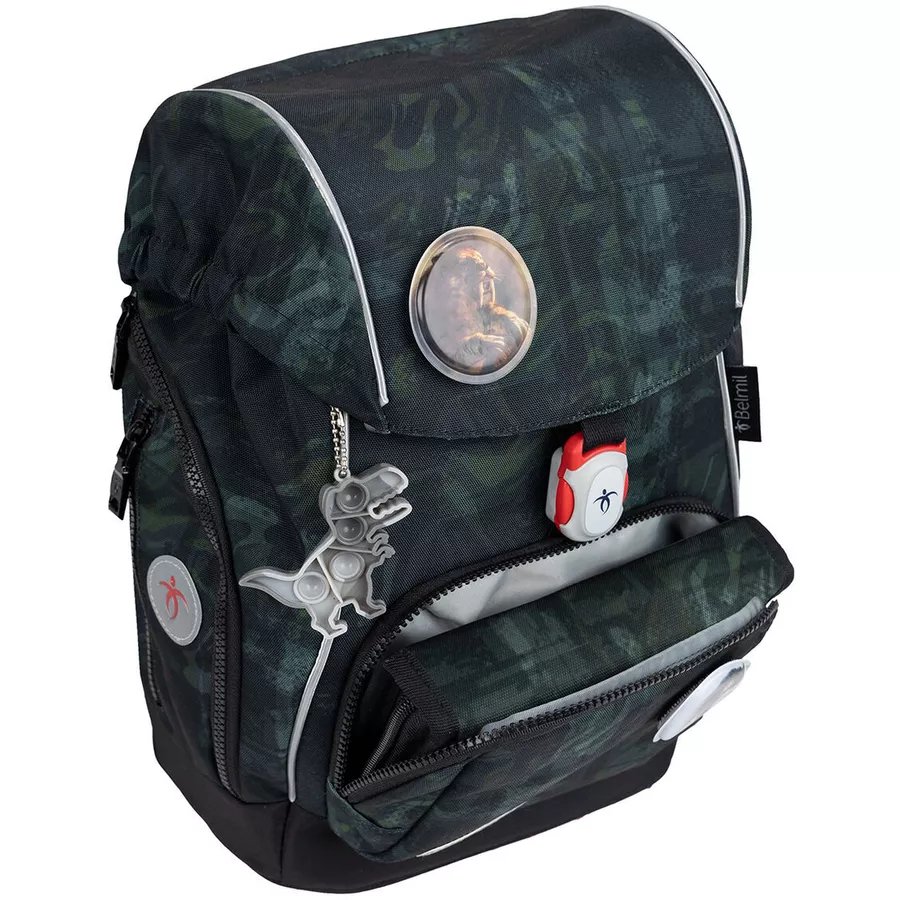 Belmil Schulranzen Premium Comfy Plus Set 5-teilig Grey Stone