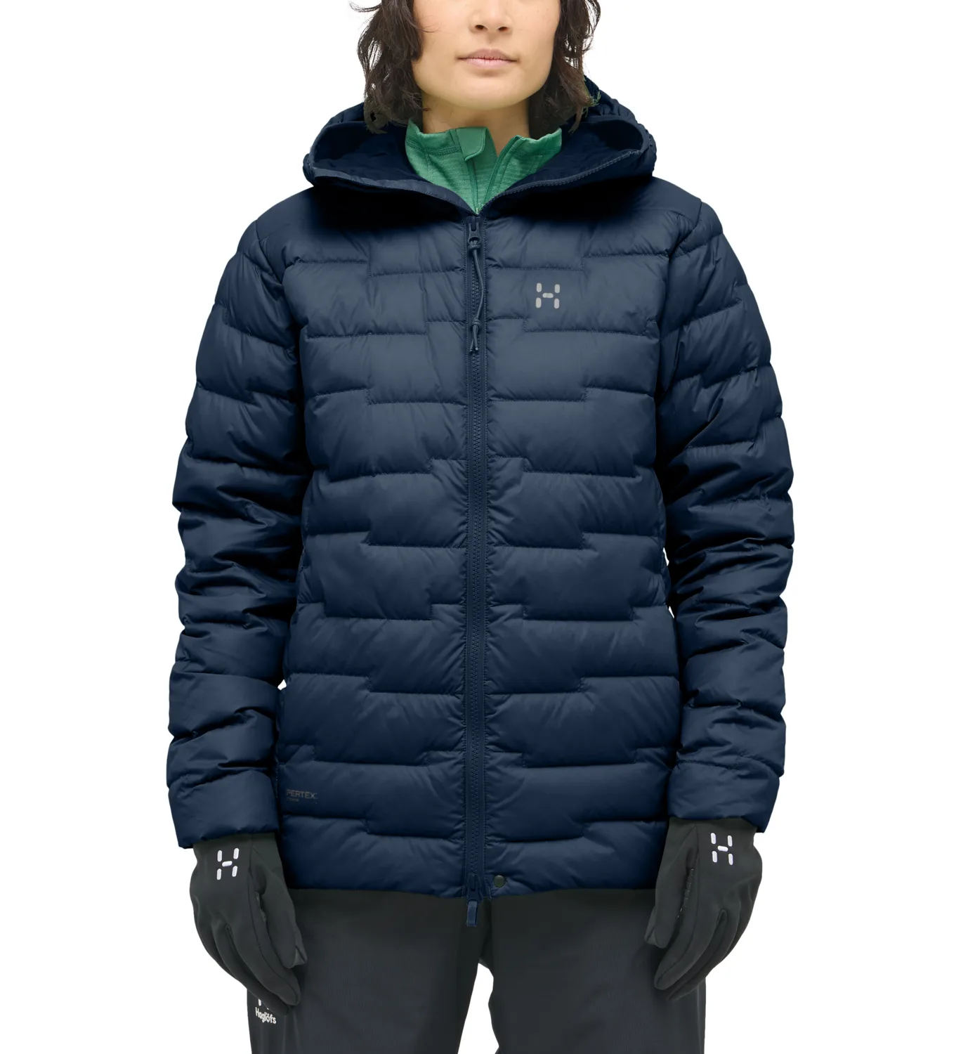 Haglöfs Women's Roc Flash Down Hood Tarn Blue