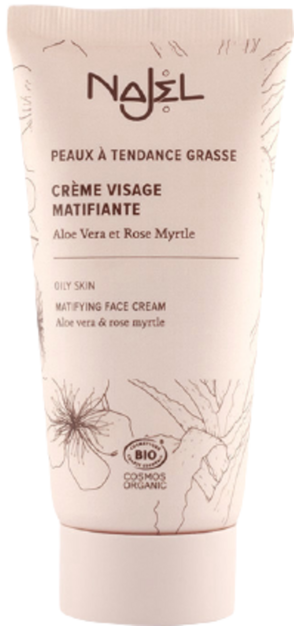 Najel  Mattierende Gesichtscreme, 50 ml
