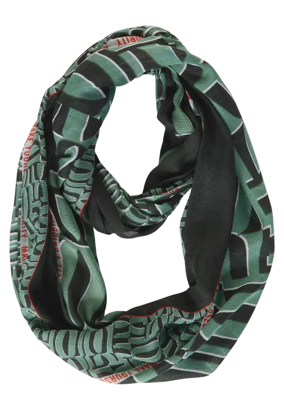Modal Print Loop - raw salvia green