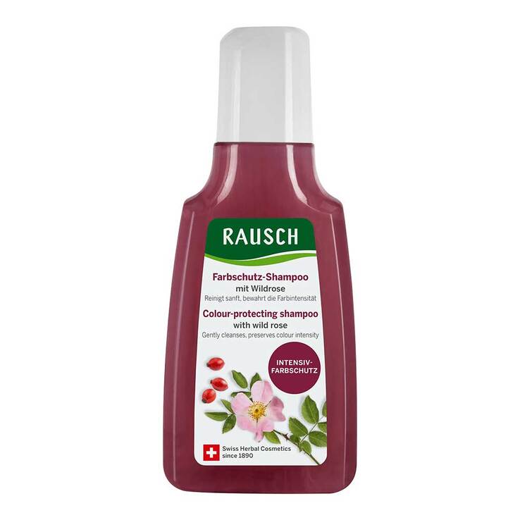 Rausch Farbschutz-Shampoo mit Wildrose, 40 ml