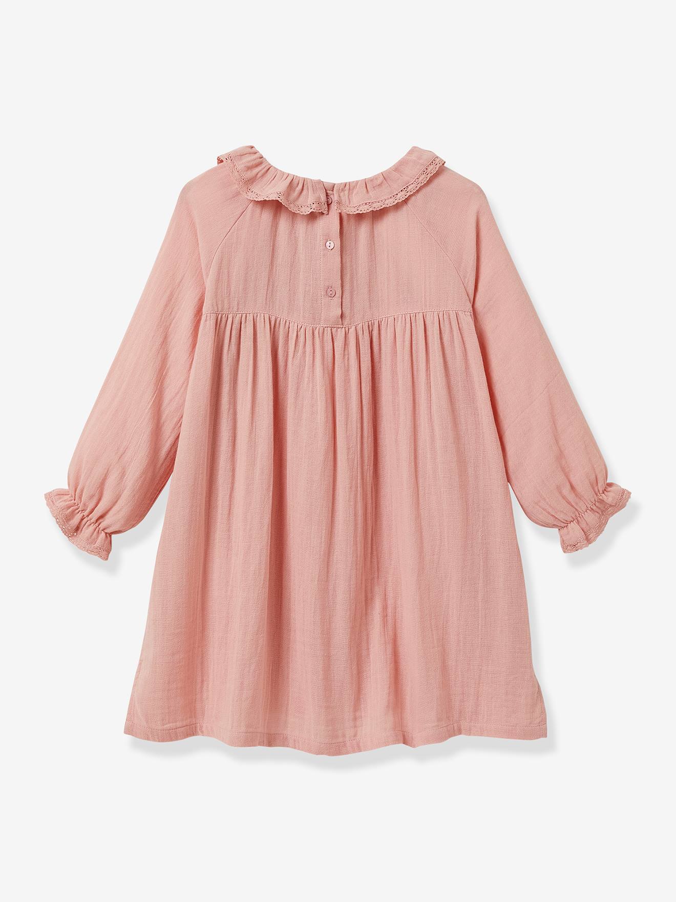 Camisola de chiffon de algodão para meninas