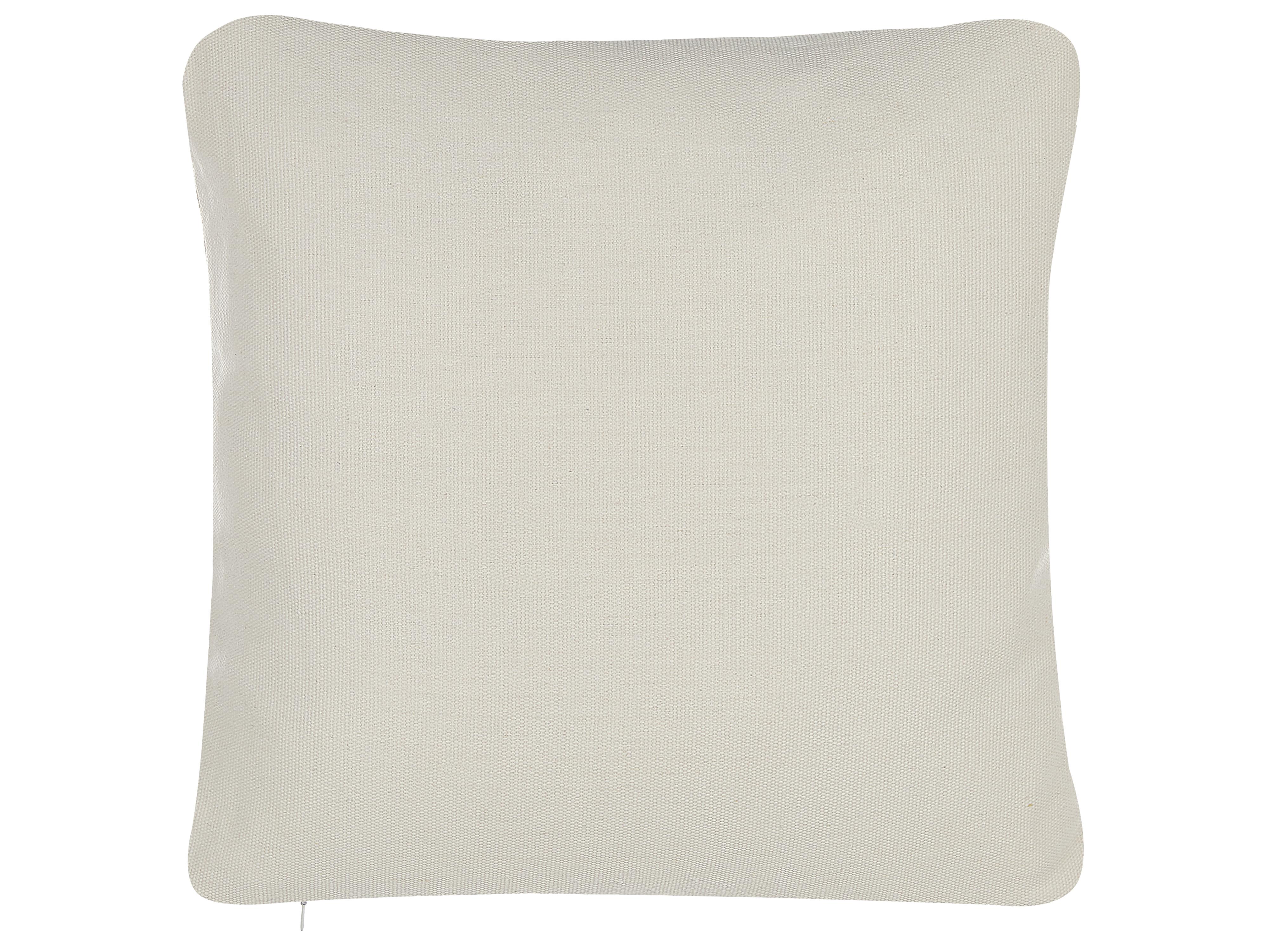 Set van 2 sierkussens CALIBRACHOA 45 x 45 cm Wit geometrisch patroon
