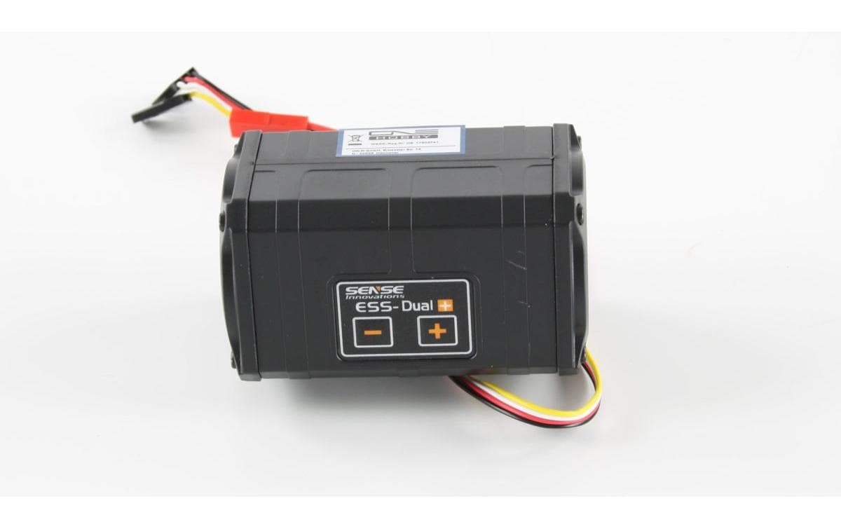 Modellbau-Soundmodul Sense Innovations ESS-Dual+<br>Motor Sound Simulator für RC Fahrzeuge