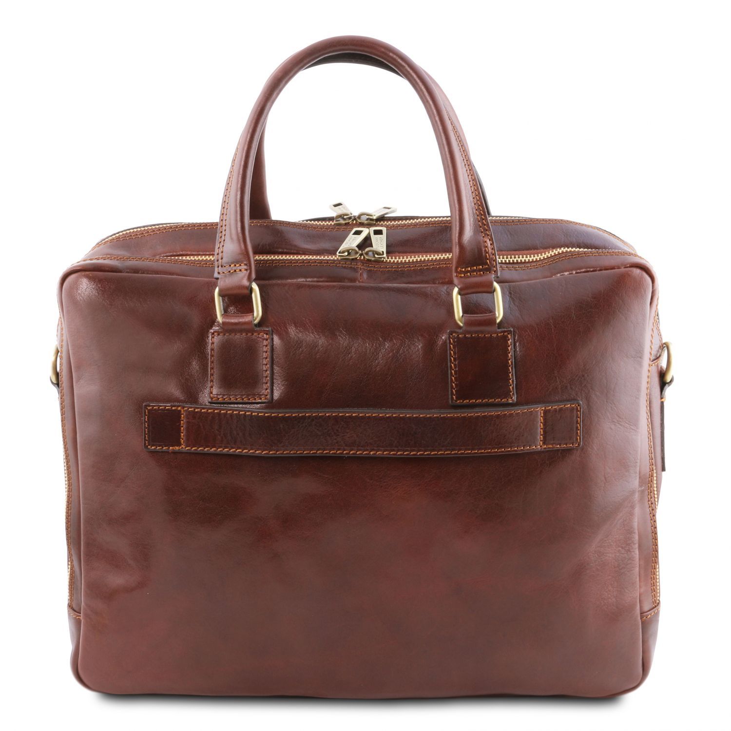 TL141894 – Urbino – leren laptop Aktetas 2 compartments with front pocket