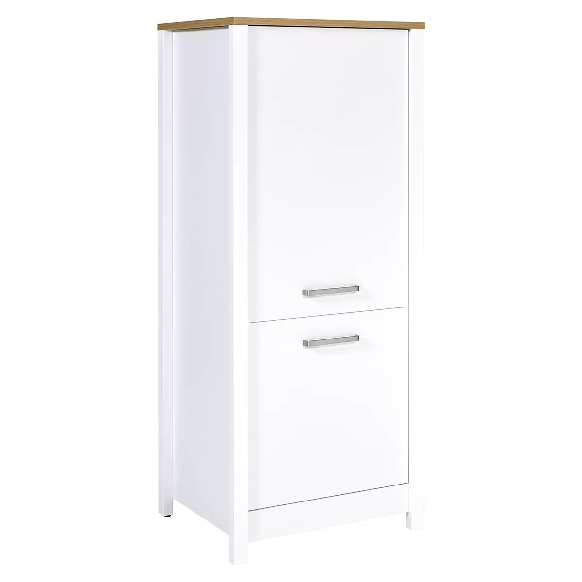 Geräte-Hochschrank Sicilia Artisan Eiche,weiss
