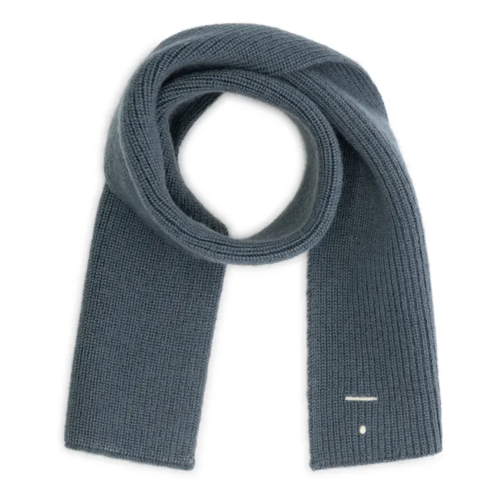 Gray Label Echarpe en Maille | Bleu gris