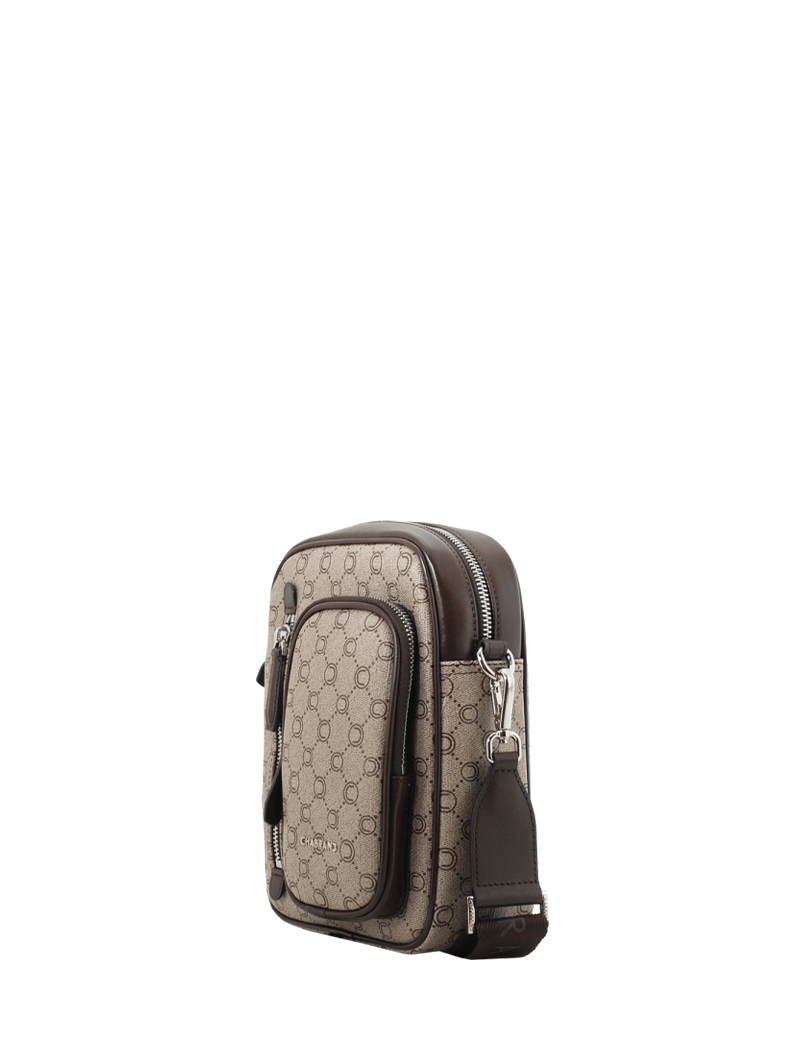 CHABRAND MINI SACOCHE ICONE MONOGRAMME BEIGE