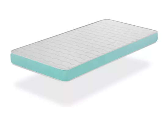 Matelas en mousse respirante 90X190 EKOZEN, Epaisseur 14 CM , Ergonomique et adaptable