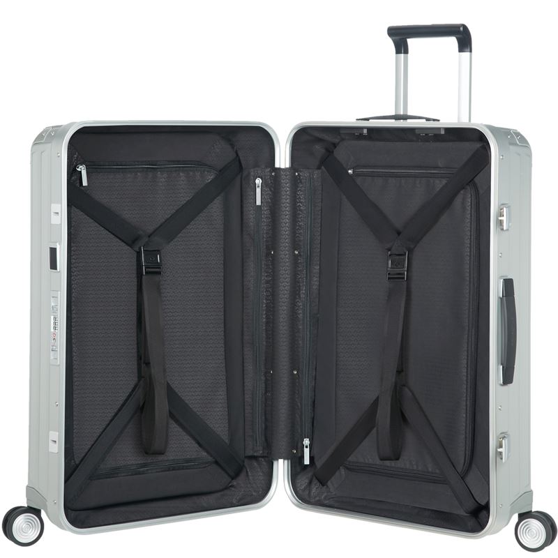 Samsonite Lite Box Alu Harde Koffer 69cm Aluminium