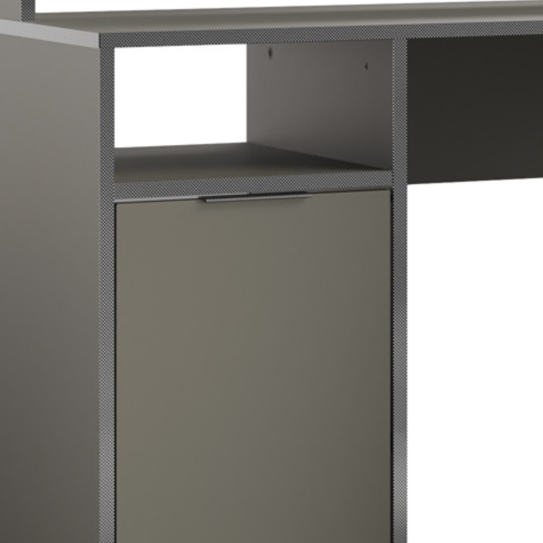 Home affaire Eckschreibtisch »Omaha« Gamingtisch mit Tür, Towerfach und Monitorablage, Breite 139 cm