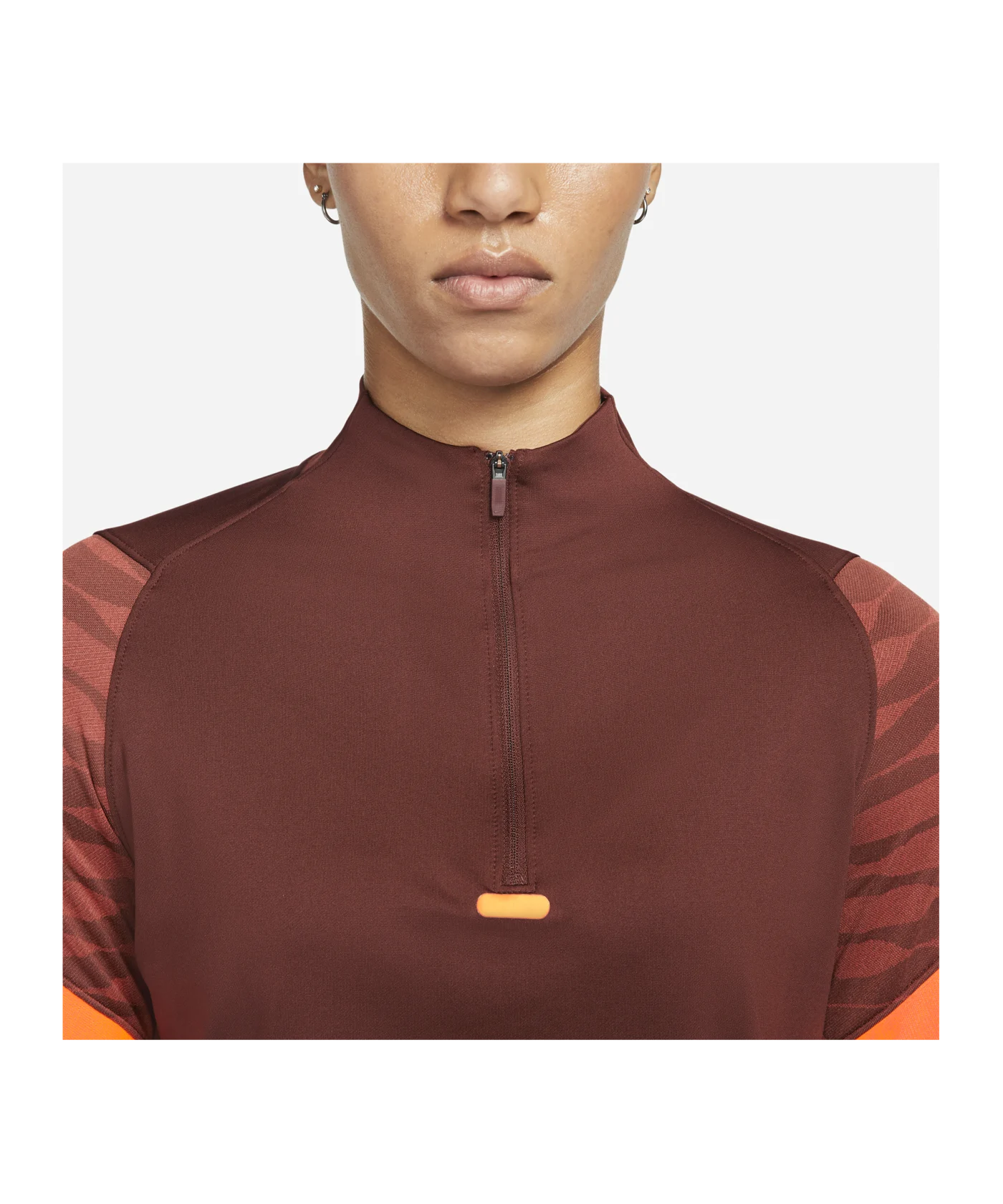 Nike Strike 21 Drill Top Damen Braun Rot F273